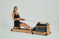 HC Sports water rowing machine beech foldable