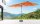 XXL Oval parasol 460 x 270 cm Terracotta