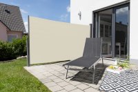 HC Home & Living Seiten-/Balkonmarkise, ca. 3 x 1,6 m - Beige