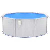 vidaXL Pool with sand filter pump 360x120 cm