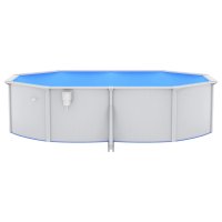 vidaXL Pool mit Sandfilterpumpe 490x360x120 cm