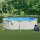 vidaXL Pool with sand filter pump and ladder 490x360x120 cm