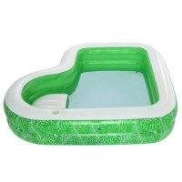 Bestway Paddling Pool with Seat Tropical Paradise 231x231x51 cm