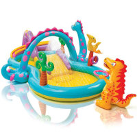 Intex Dinoland Bouncy Castle Kids Pool Inflatable...