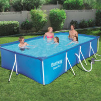 Bestway Steel Pro Swimming Pool Set Rectangular 400×211×81 cm 56424