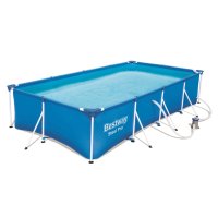 Bestway Steel Pro Swimming Pool Set Rectangular 400×211×81 cm 56424
