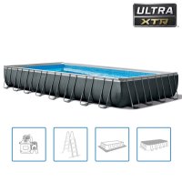 Intex swimming pool set Ultra XTR Frame Rechteckig 975 x 488 x 132 cm