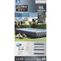 Intex swimming pool set Ultra XTR Frame Rechteckig 975 x 488 x 132 cm