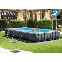 Intex Swimmingpool-Set Ultra XTR Frame Rechteckig 975 x 488 x 132 cm