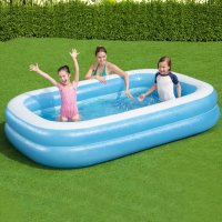 Bestway Inflatable Family Pool Rectangular 262x175x51 cm...