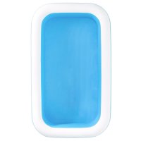 Bestway Inflatable Family Pool Rectangular 262x175x51 cm Blue White