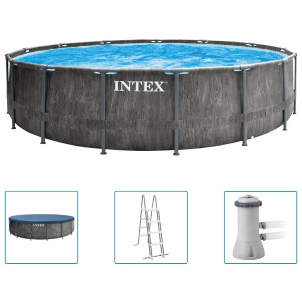 Intex Greywood Prism Frame Premium Pool Set 457x122 cm