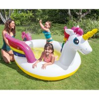 Intex unicorn pool with water splash function 272x193x104 cm