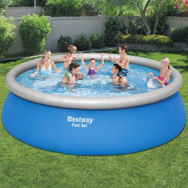 Bestway Fast Set Inflatable Swimming Pool Round 457x122 cm