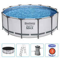 Bestway Steel Pro MAX Rund Pool-Set 396x122 cm