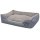 vidaXL Dog Bed with Padded Cushion Size XXL Grey