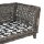 vidaXL Dog Basket with Cushion Grey 90x54x35 cm Natural Willow