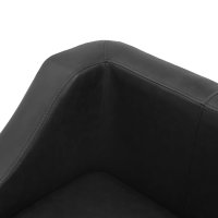 vidaXL Dog Sofa Black 67x52x40 cm Faux Leather