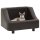 vidaXL dog sofa brown 67x52x40 cm imitation leather