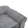 vidaXL dog sofa gray 72x45x30 cm plush
