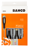 Bahco Ergo™-Screwdriver Set 6 pcs, slot+PH