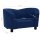 vidaXL dog sofa blue 67x41x39 cm imitation leather