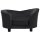vidaXL dog sofa black 69x49x40 cm plush and faux leather