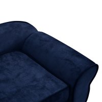 vidaXL dog sofa blue 72x45x30 cm plush