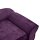 vidaXL dog sofa burgundy 72x45x30 cm plush