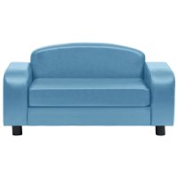 vidaXL dog sofa turquoise 80x50x40 cm leatherette