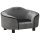 vidaXL dog sofa gray 67x47x36 cm plush