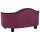 vidaXL dog sofa burgundy 67x47x36 cm plush