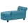 vidaXL dog sofa turquoise 83x45x42 cm imitation leather