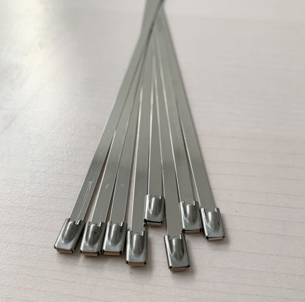 Stainless steel cable ties 4.6 x 350 mm 65 pcs.