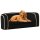 vidaXL Dog Sofa Foldable Black 73x67x26 cm Plush Washable Cushion