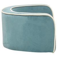 vidaXL Dog Sofa Foldable Turquoise 73x67x26 cm Plush Washable Cushion