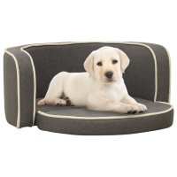 vidaXL Foldable dog sofa 76x71x30 cm Washable cushions...