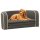 vidaXL Foldable dog sofa 76x71x30 cm Washable cushions Linen Grey
