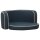 vidaXL Dog Sofa Foldable Blue 76x71x30 cm Linen Washable Cushion