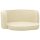 vidaXL Dog Sofa Foldable Cream 76x71x30 cm Linen Washable Cushion
