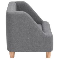 vidaXL dog sofa gray 60x37x39 cm linen