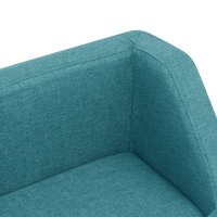 vidaXL dog sofa turquoise 60x37x39 cm linen