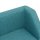 vidaXL dog sofa turquoise 60x37x39 cm linen