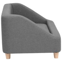 vidaXL dog sofa gray 85x50x39 cm linen