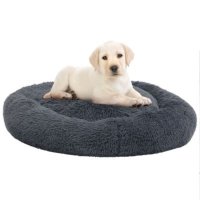vidaXL Dog and Cat Cushion Washable Dark Grey 70x70x15cm...