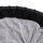 vidaXL Dog Bed Black-Gray 99x89x21 cm Plush and Faux Leather