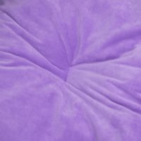 vidaXL Dog Bed Black Purple 99x89x21 cm Plush and Faux Leather