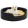 vidaXL Dog Bed Black-Yellow 69x59x19 cm Plush and Faux Leather