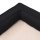 vidaXL Dog Mattress Ergonomic 90x64 cm Linen Optics Fleece Black