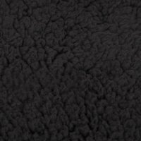vidaXL Dog Mattress Ergonomic 75x53 cm Linen Optics Fleece Black